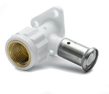 Водорозетка ВР, ПВДФ пресс (белая), 20x1/2" (56 мм) HENCO