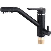 Смеситель для кухни под фильтр VIEIR V15001C черный